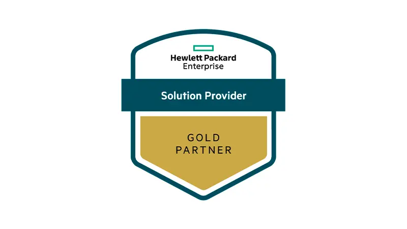 Bild: HPE Solution Provider Gold Partner Logo