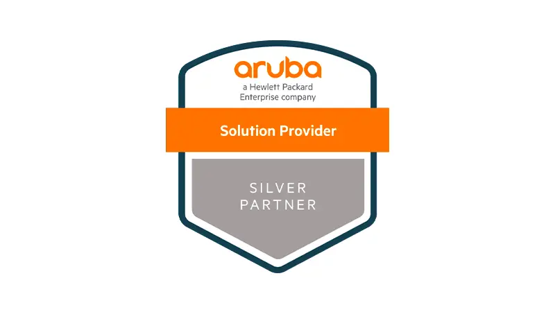 Bild: HPE Aruba Solution Provider Silver Partner Logo
