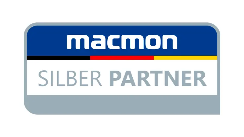 Bild: macmon Silver Partner Logo